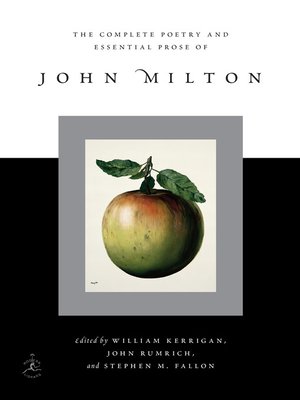 cover image of The Complete Poetry and Essential Prose of John Milton